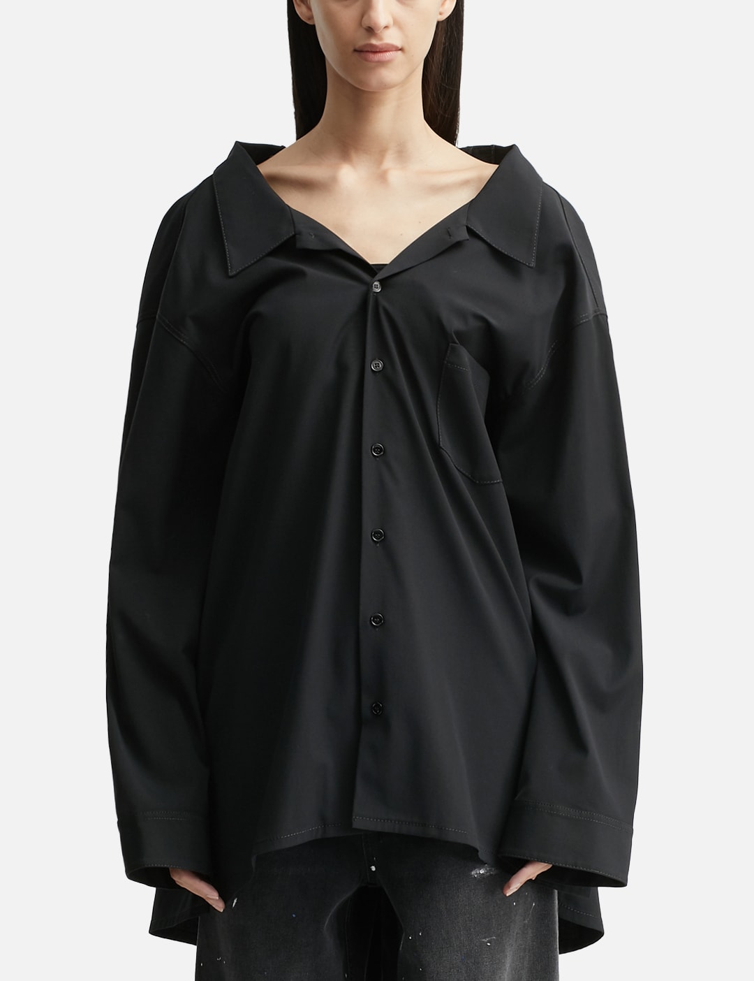 Technical Poplin Shirt Dress view 14