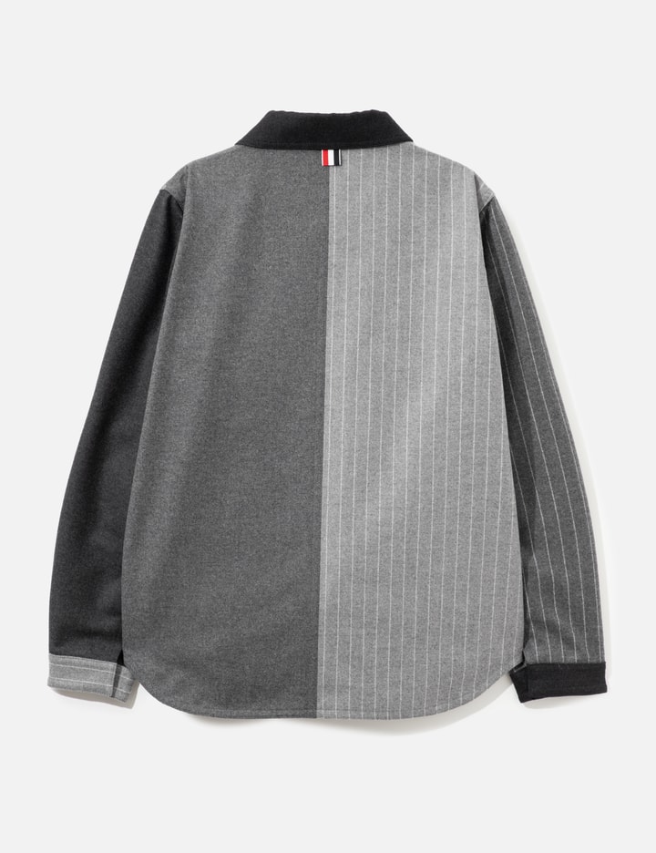 Thom Browne Flannel Funmix Banker Stripe Jacket