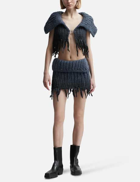 Coated Bulky Knitted Top view 11
