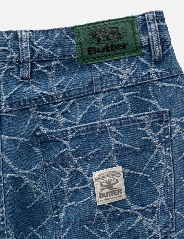 Butter Goods Thorn Camo Wide Cut Denim Jeans
