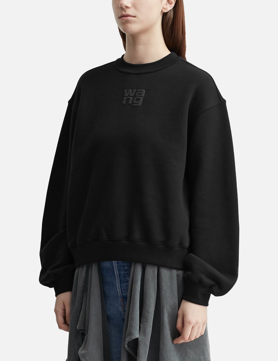 Puff Logo Essential Terry Crew Sweatshirt view 8