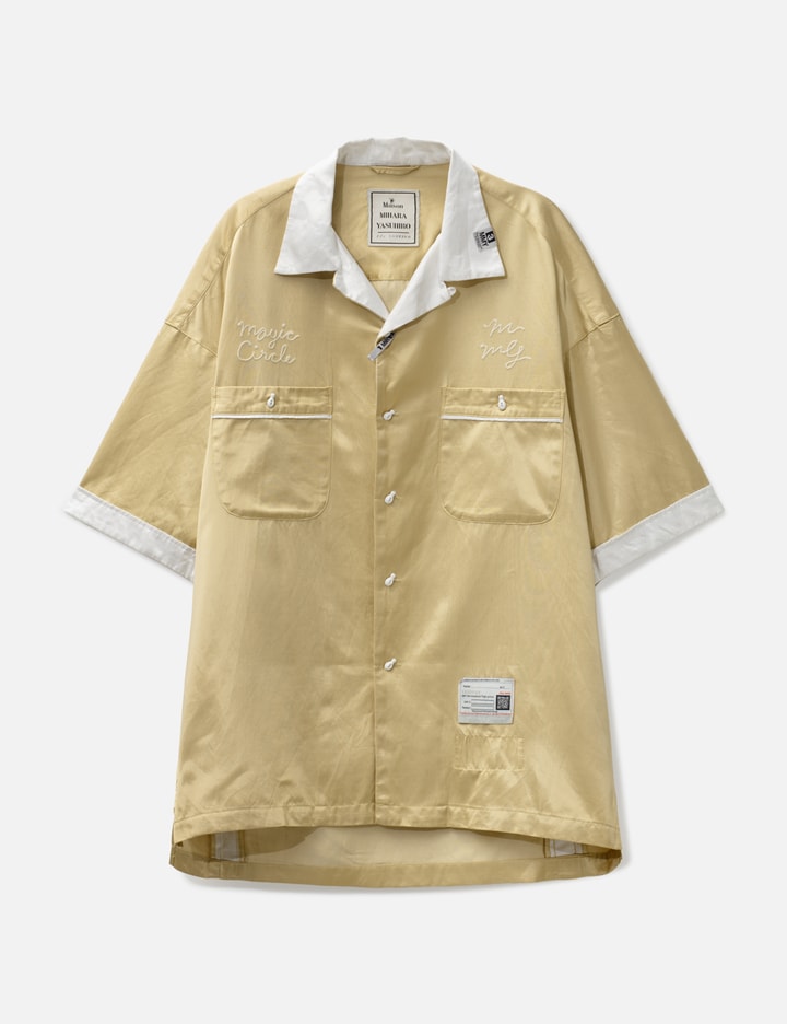 Maison Mihara Yasuhiro Embroidered Paint Rayon Shirt