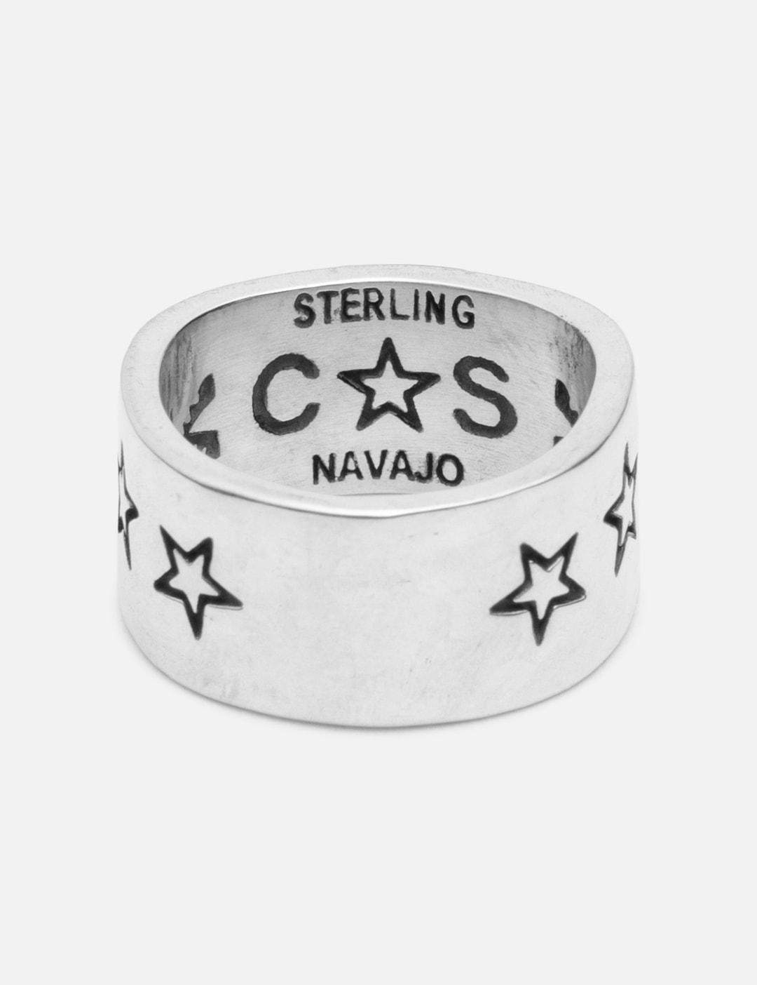 Cody Sanderson Zig-zag Star Stamp Ring In Silver/银色/銀色/실버/シルバー