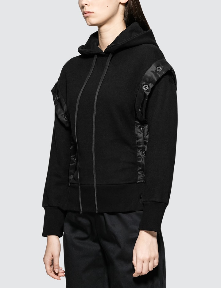 Terry Open Button Hoodie Placeholder Image