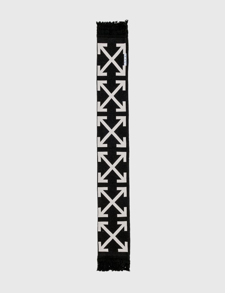 Intarsia-Knit Arrows Scarf Placeholder Image