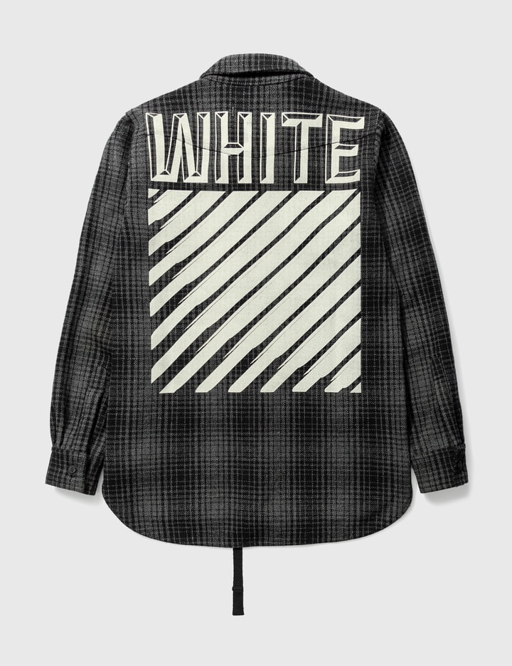 Off-white Flannel Shirt Jacket Placeholder Image