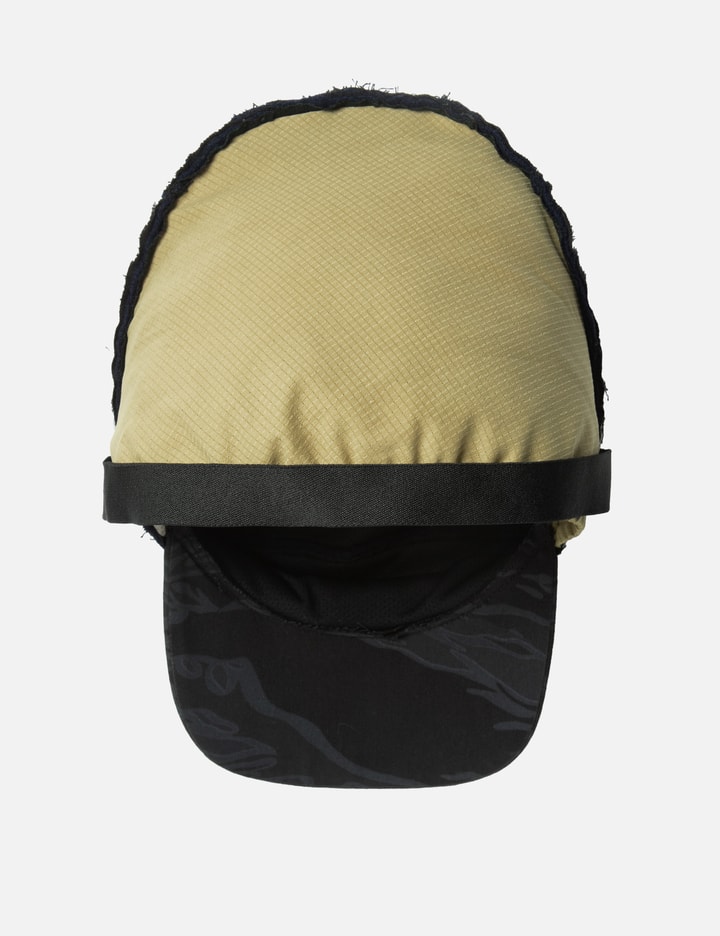 Maharishi Tigerstripe Camo E.c.w.s Cap / Mask In Black