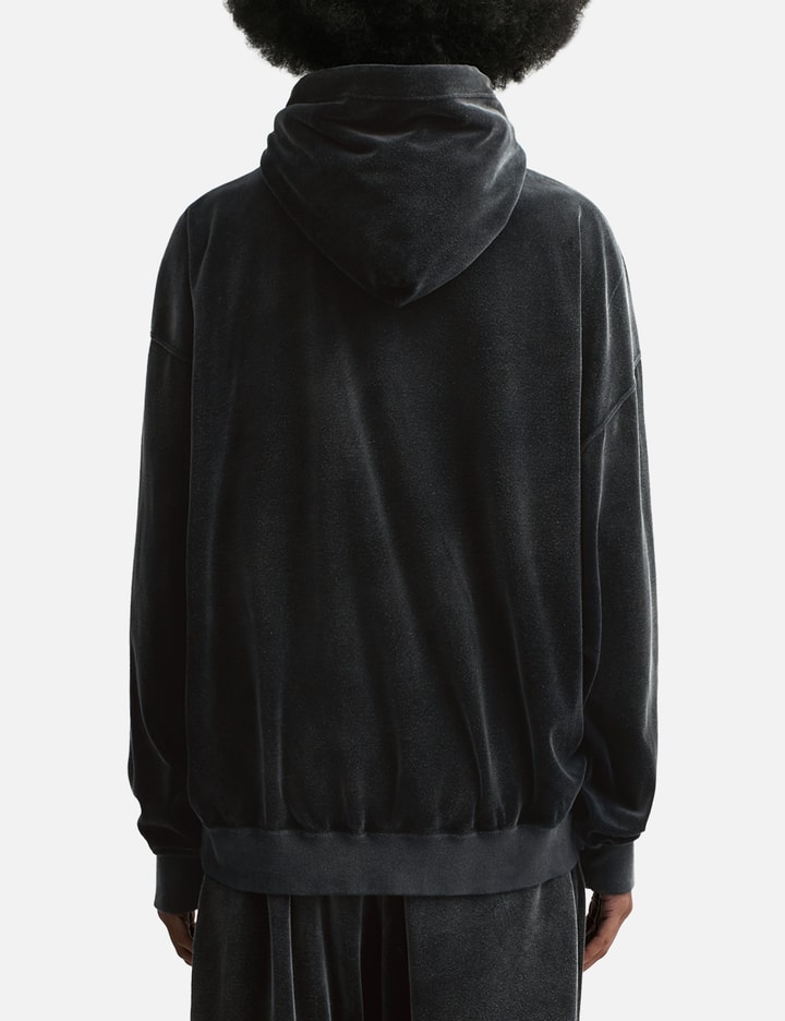 Wide Back Velour Hoodie Placeholder Image