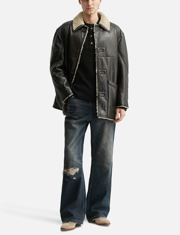 Reversible fake shearling Coat Placeholder Image