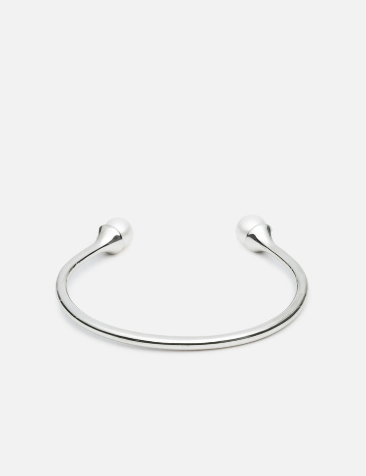 Cold White Double Pearl Open Bracelet Placeholder Image