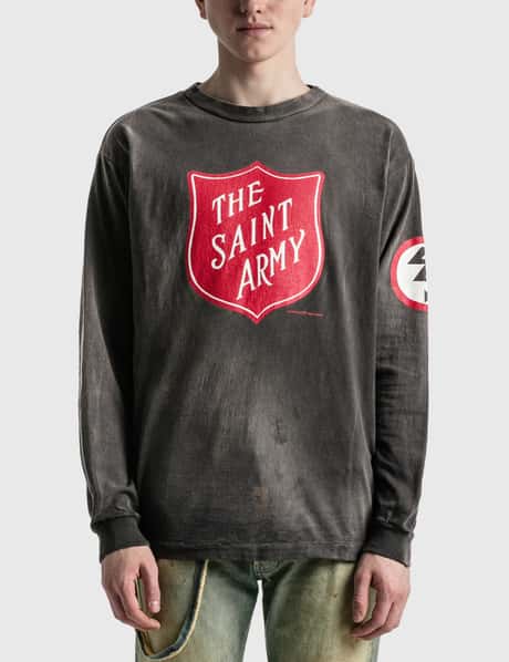 Saint Michael - VAMPIRE PEOPLE LONG SLEEVE T-SHIRT | HBX 
