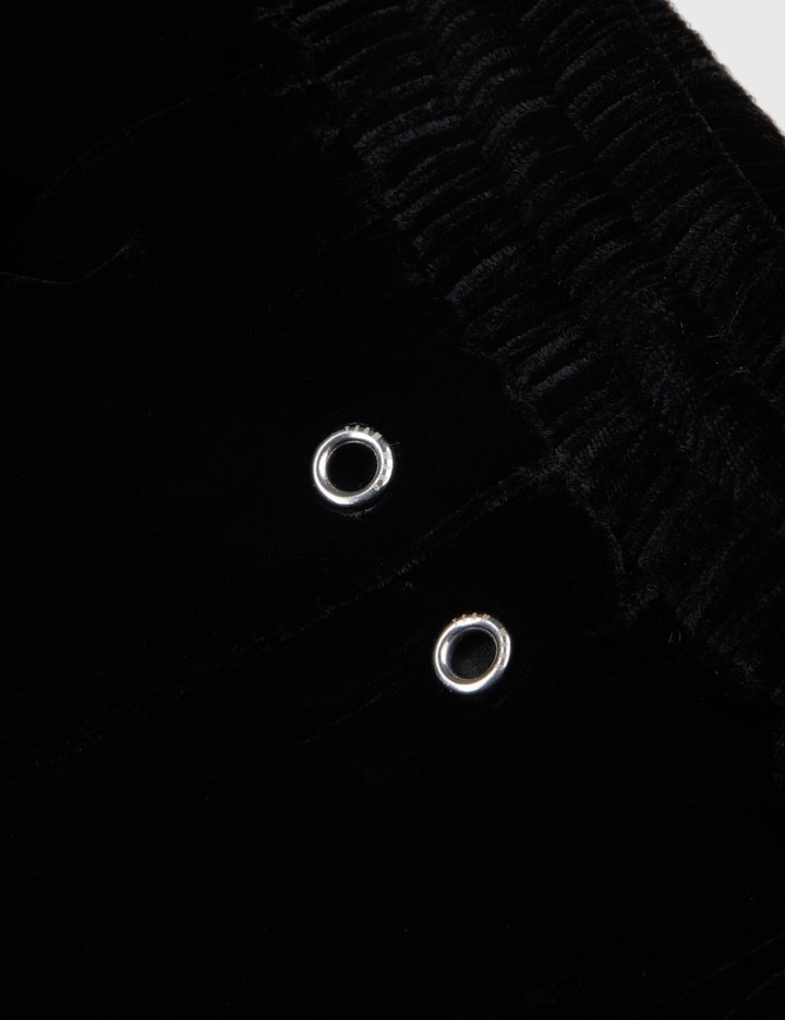 Drawstring Velvet Straight Pants Placeholder Image