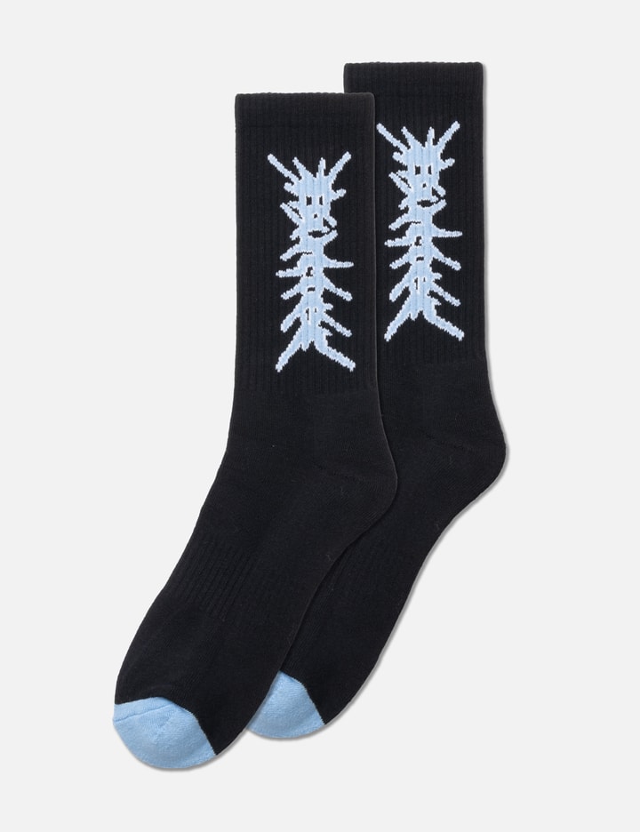 Butter Goods Nail Logo Socks, Black