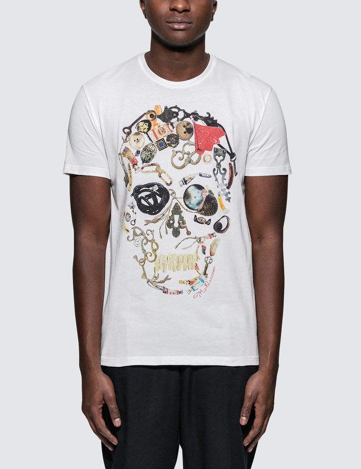 S/S T-Shirt with Big Skull Print Placeholder Image