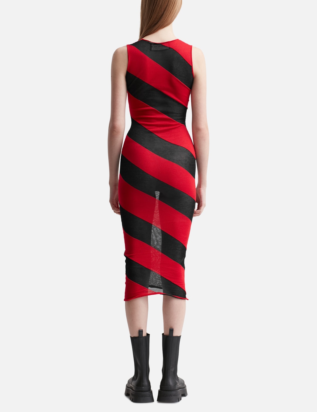 STRIPED KNIT DRESS view 15