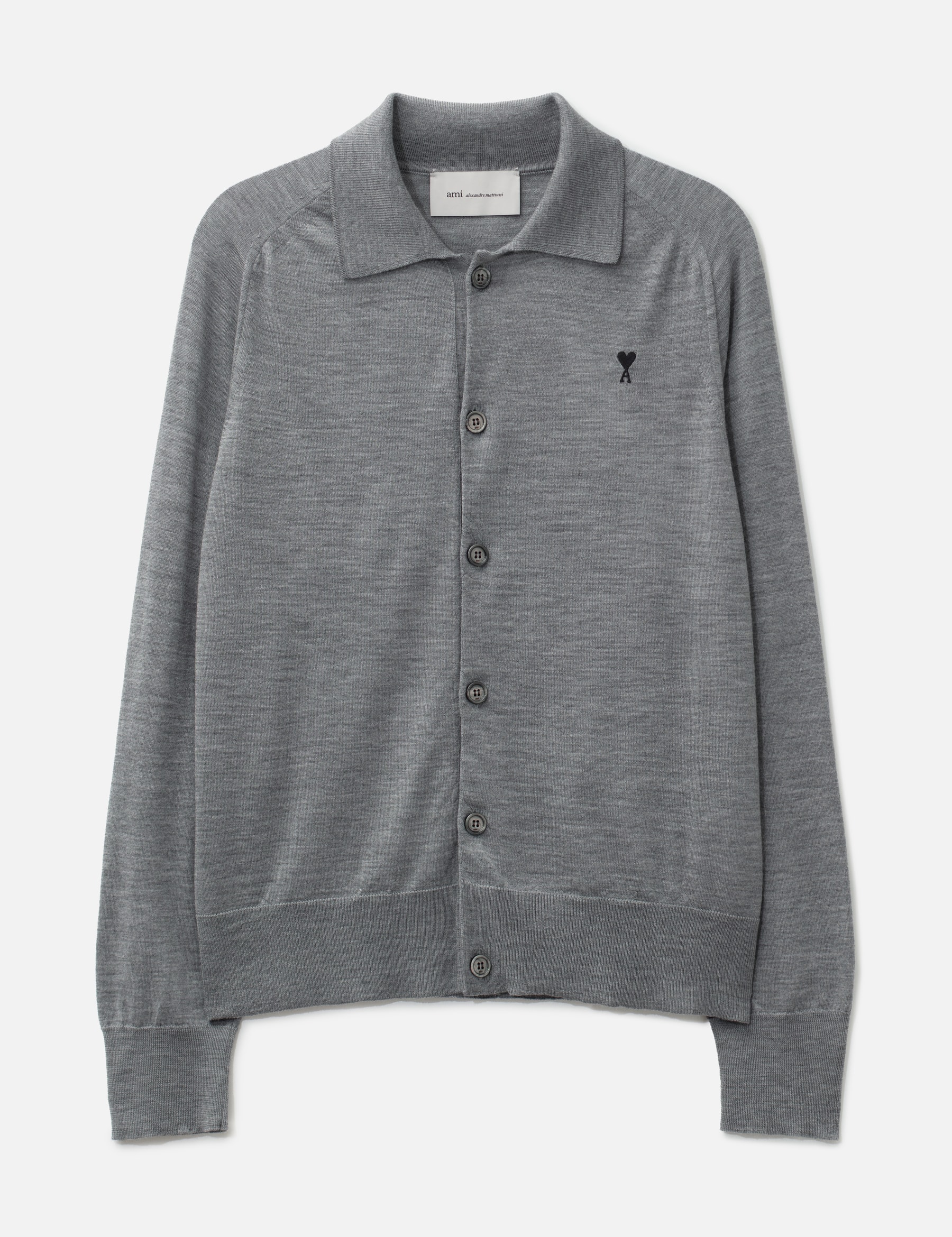 Wool Shirt Collar Ami De Coeur Cardigan view 16