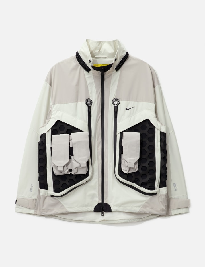 Nike Ispa Butterfly Jacket In White