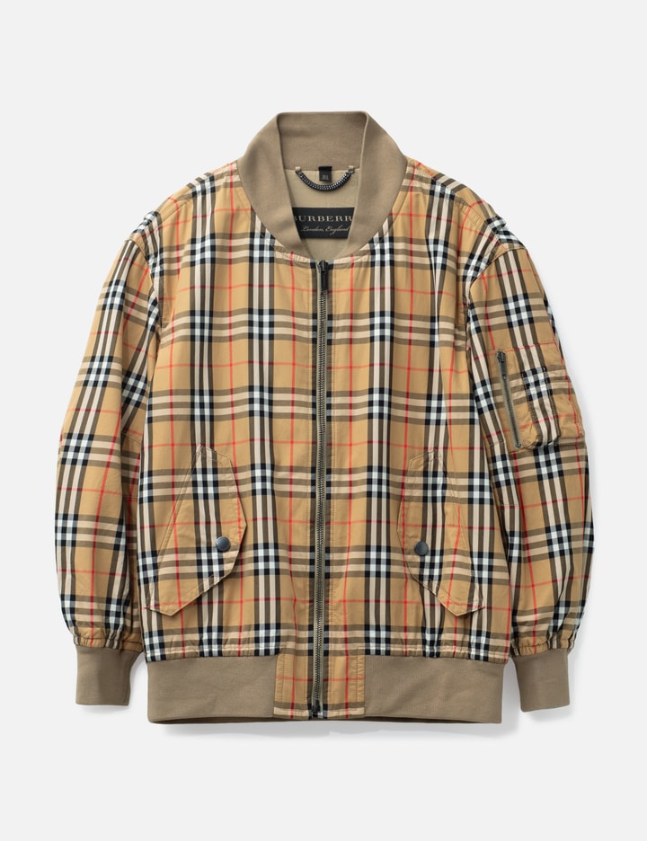 Cotton-Twill Bomber Jacket Placeholder Image