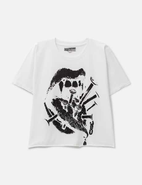 "Noa" Liar T-Shirt In White view 6