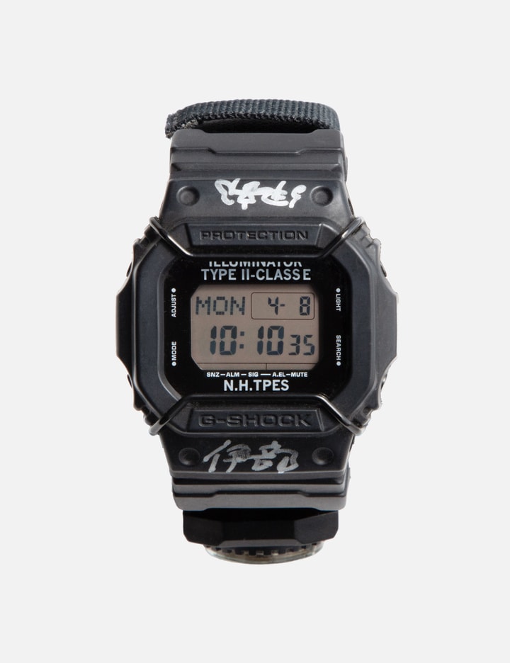 Shop N.hoolywood X Casio G-shock X Mont.bell (with Ibe Kikuo Signature) Dw-5600 In Black