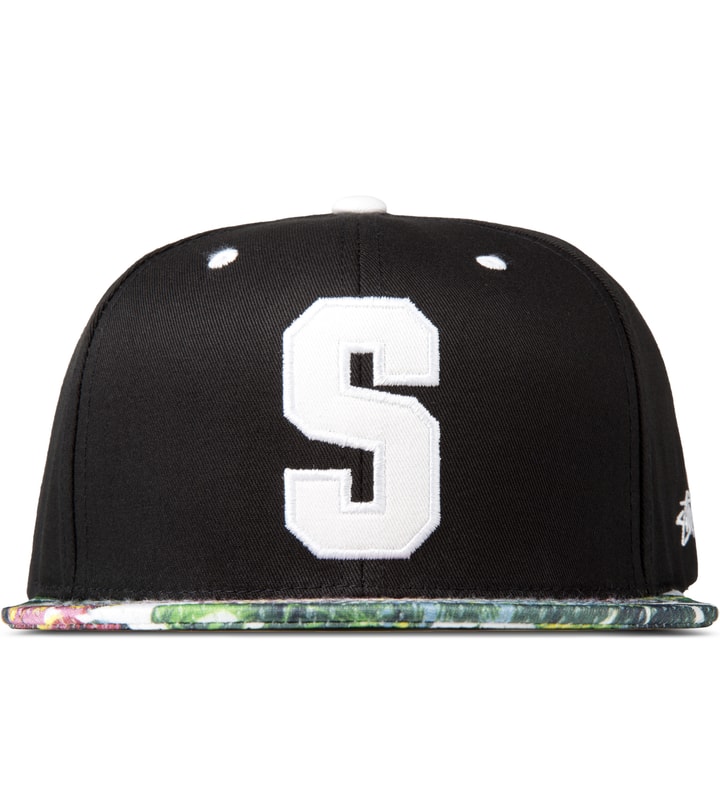 Black Athletic Mesh Brim Starter Snapback Cap Placeholder Image
