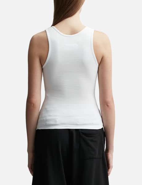 Cotton Rib Jersey Vest Top view 9