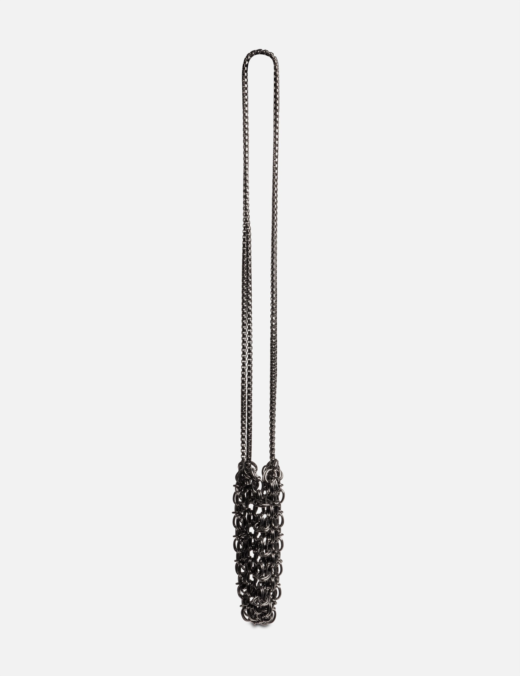 Chainmail Shoulder Bag - Gunmetal view 13