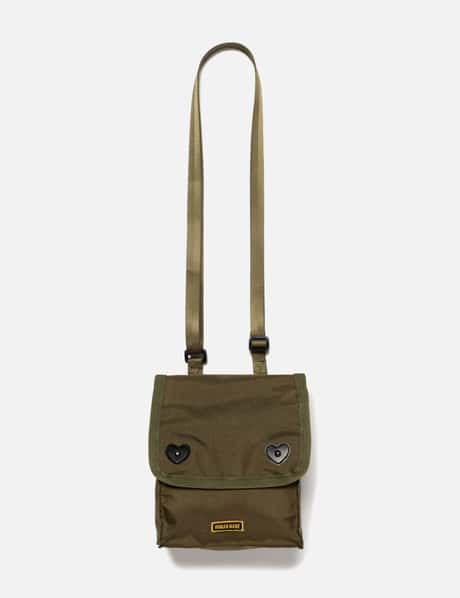 Human Made Military Shoulder Small - 軽量ナイロン製オリーブドラブ 
