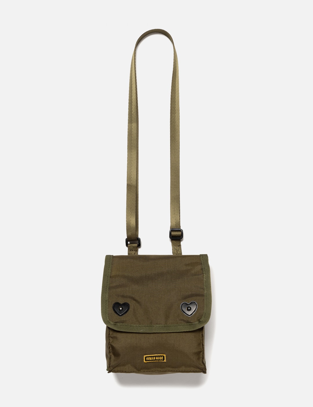 Human Made Military Shoulder Small - 軽量ナイロン製オリーブドラブ 