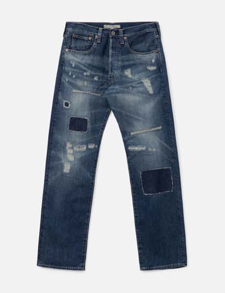 Junya Watanabe Man Selvedge Denim With Garment Treated Details