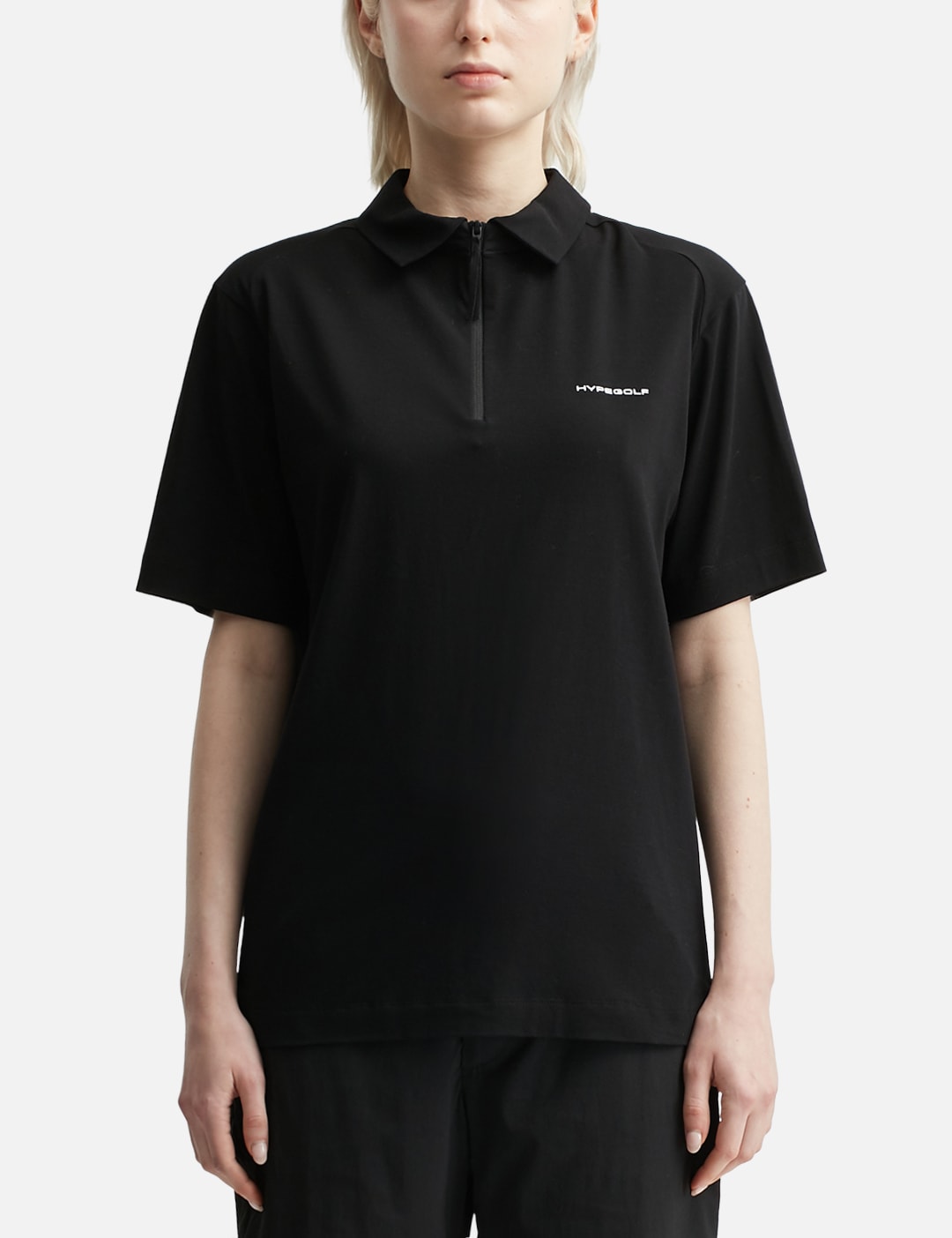 X POST ARCHIVE FACTION (PAF) Half Zip-Up Polo T-Shirts view 17