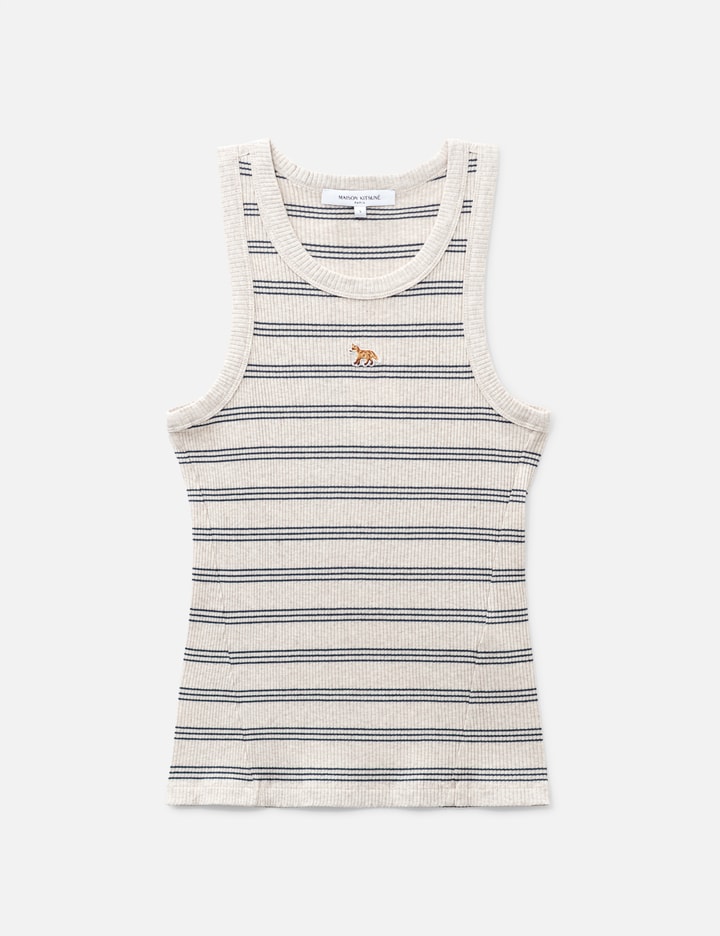 Maison Kitsuné Baby Fox Striped Tank Top