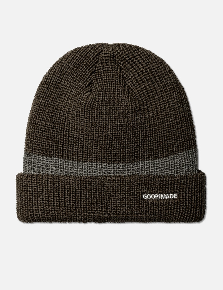 Goopimade “mb-7” Softbox Patchwork Beanie In Brown