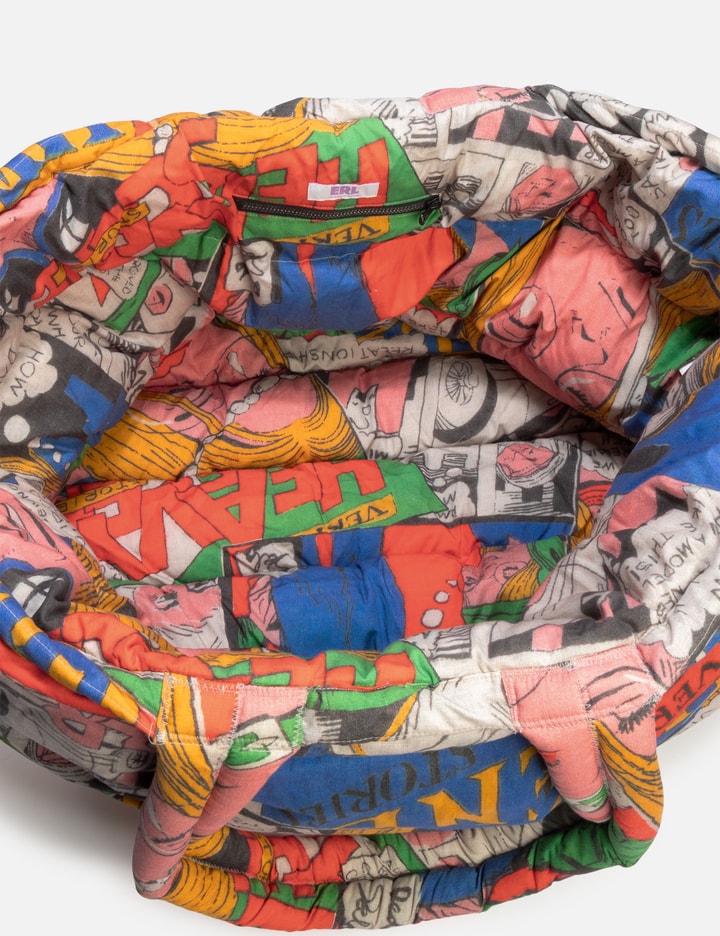 ERL Unisex Comic Maxi Puffer Bag
