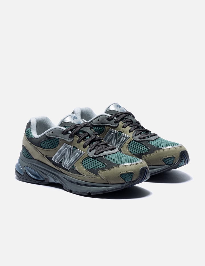 New Balance 2010 Rubber-trimmed Mesh And Suede Sneakers In Gray