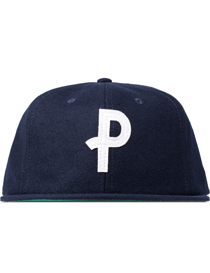 Navy P Wool Cap Placeholder Image