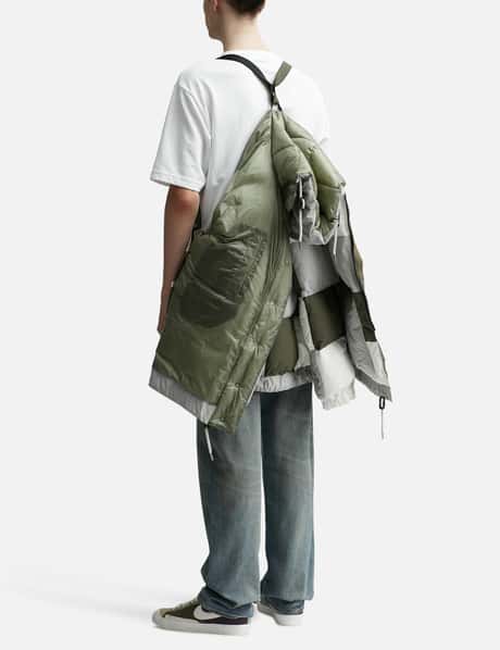 Sacai - パッチワーク パッディド ジャケット | HBX - ハイプビースト 