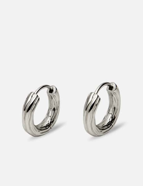 MIDNIGHTFACTORY Woody Hoop Earrings