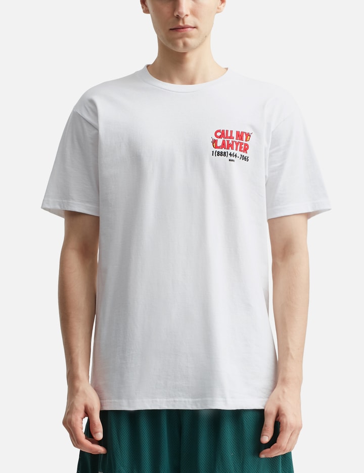 Market X Hot Stuff Call My Lawyer T-shirt In White