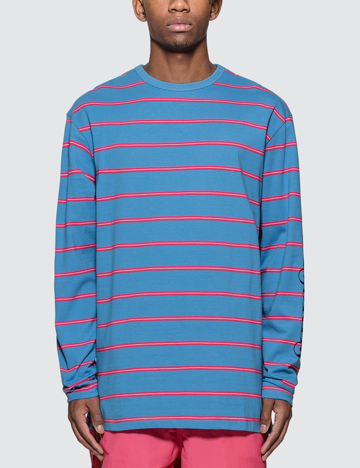 Scream Striped Long Sleeve T-Shirt Placeholder Image