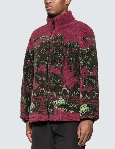 Stüssy Hawaiian Jacquard Mock Jacket HBX