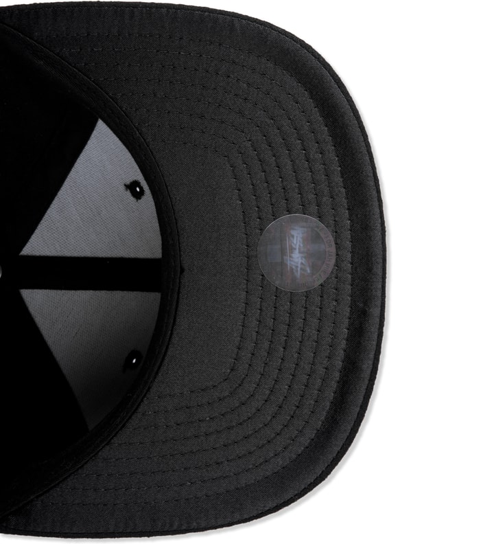 Black Stock Melton HO14 Snapback Cap Placeholder Image