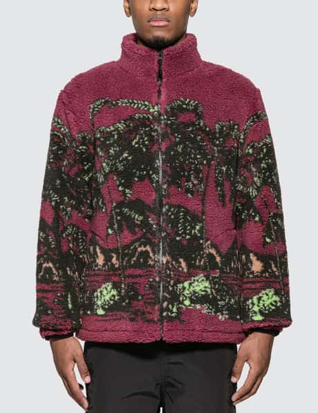 Stüssy Hawaiian Jacquard Mock Jacket HBX