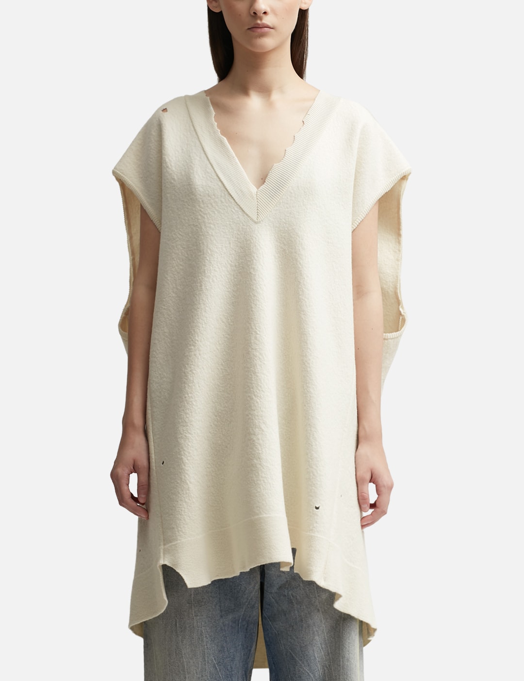 V-Neck Sleeveless Dress