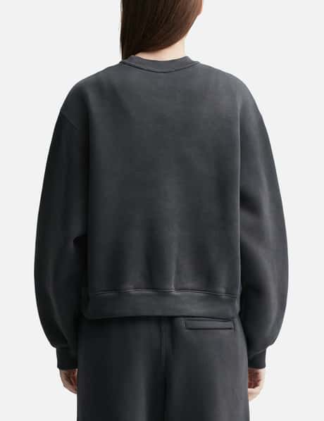Crewneck Sweatshirt With Hotfix Logo view 9