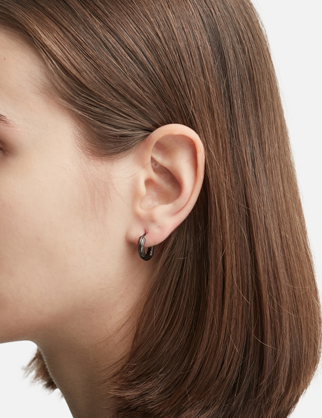 Woody Hoop Earrings view 12