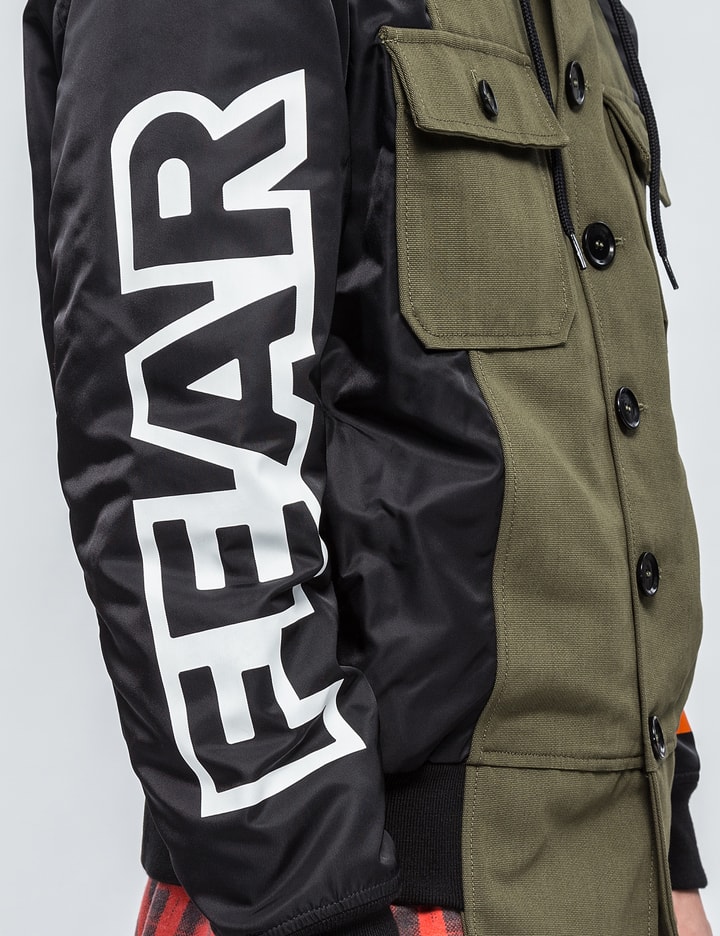 Multi Fabric Patch Parka Placeholder Image