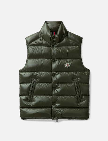 Moncler Olive Green Tibb Down Gilet