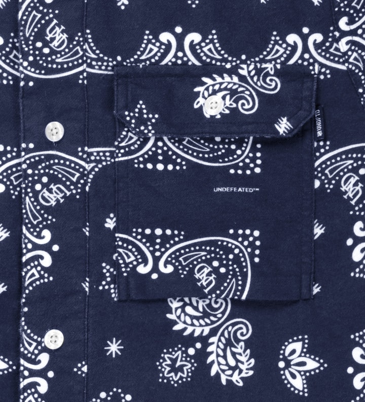 Navy Bandana Flannel Shirt Placeholder Image