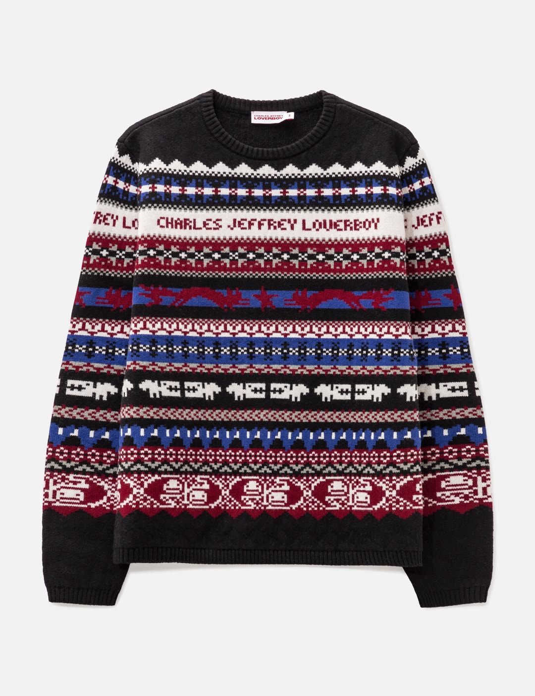 Charles Jeffrey Loverboy Black Cute Gromlin Sweater